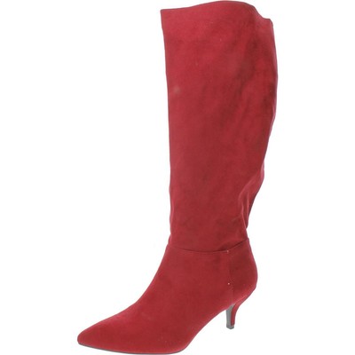 

Женские красные сапоги до колена Journee Collection Shoes 10 Medium (B,M) BHFO 3694, Красный, 004069WC