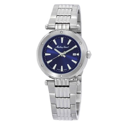 Женские часы Mathey-Tissot Neptune с синим кварцевым циферблатом D912ABU