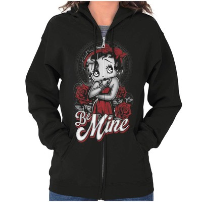 Be Mine Roses Zip Hoodie