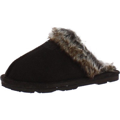 Женские коричневые замшевые тапочки Bearpaw Loki II, ширина 8 (C,D,W) BHFO 4054