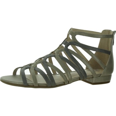 LifeStride Womens Metallic Gladiator Sandals Shoes 9.5 Medium (B,M) BHFO 4188
