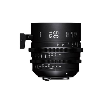 Sigma 50mm T1.5 FF Полностью люминесцентный светосильный объектив Prime Cine для Canon EF, ножки