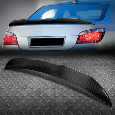 ДЛЯ 04-10 BMW 5-SERIES SEDAN КРЫЛО-СПОЙЛЕР ЗАДНЕЙ КРЫШКИ БАГАЖНИКА ИЗ УГЛЕРОДНОГО ВОЛОКНА В СТИЛЕ PSM