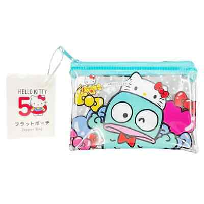 Hello Kitty 50th anniversary flat pouch 7 types of Sanrio zipper bag japan