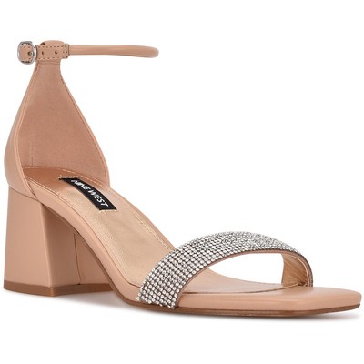 

Женские светло-коричневые модельные туфли Nine West GRETALE3 на блочном каблуке 6,5, средний (B,M) BHFO 4311, Light natural, GRETALE3