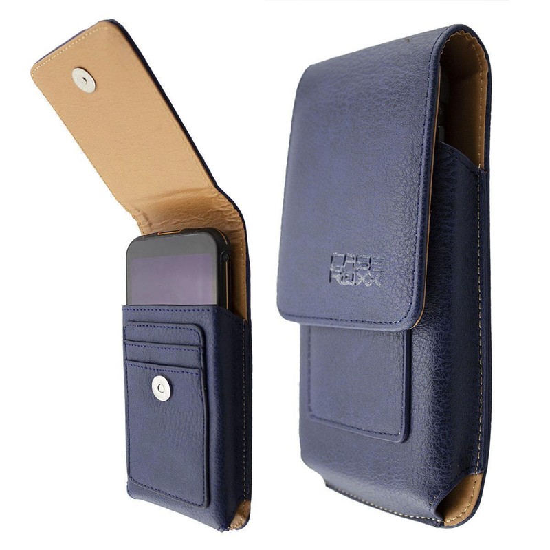 Caseroxx Sac D'ExtÃ©Rieur Pour Nomu  T20 En Bleu Fait De Cuir Veritable