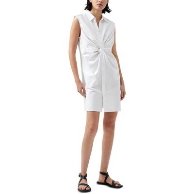 French Connection Womens Aofie Linen Sleeveless Short Mini Dress BHFO 6453