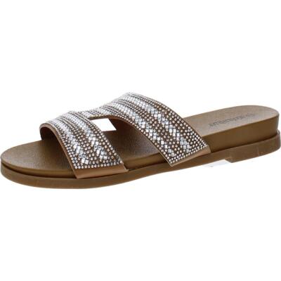 

Женские шлепанцы Olivia Miller Juliette Tan 9 Medium (B,M) BHFO 2653, Juliette