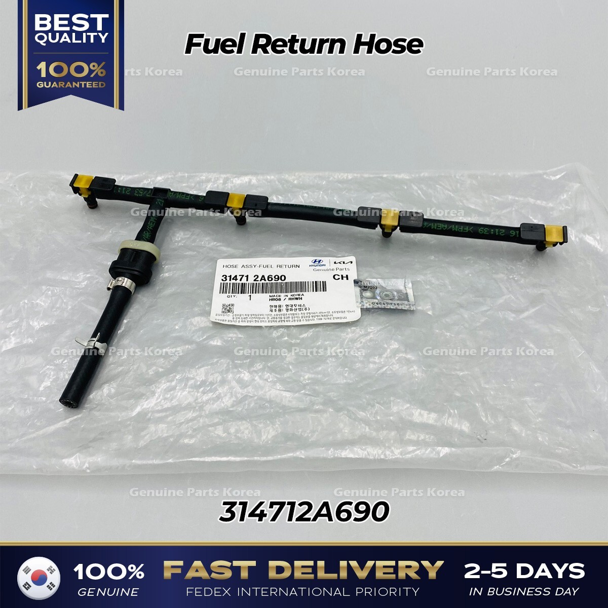 ウェア inextage500 ⭐Genuine⭐ Fuel Return Hose 314712A690 for Hyundai i30