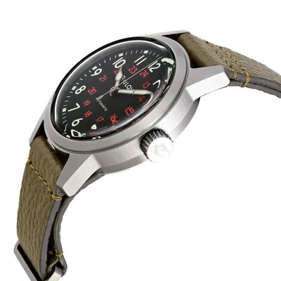 Pre-owned Bulova Archive Series Hack Automatic 98a255 Men's Watch