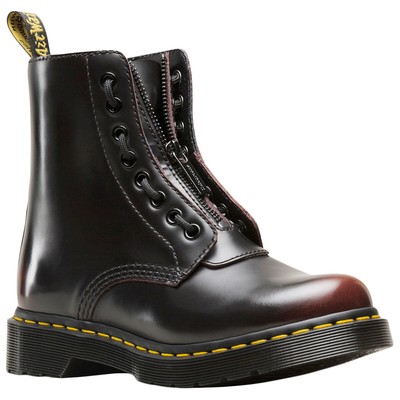 DR. MARTENS DR.MARTENS DAMEN STIEFEL 1460 PASCAL FRONT ZIP COMBAT ANKLE ARCADIA LEATHER