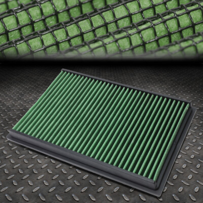 ДЛЯ 00-11 VW SURAN/GOLF/CANDY/POLO 1,4 л 1,6 л ЗЕЛЕНЫЙ МОЮЩИЙСЯ ВОЗДУШНЫЙ ФИЛЬТР ВЫСОКОГО РАСХОДА