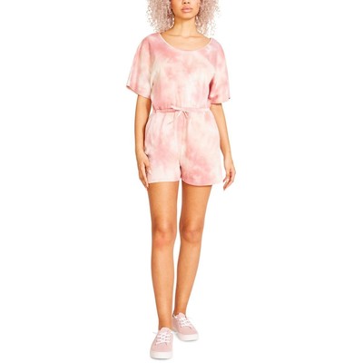 

Женский розовый комбинезон с присборенной талией Madden Girl Loungewear Junior  BHFO 8147, Pale blush
