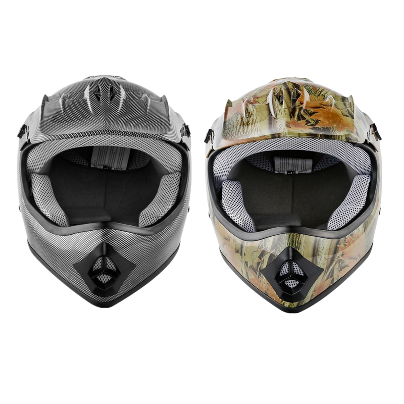 Youth Full Face Helmet M/L/XL/XXL DOT Boys Girls Dirt Bike ATV MX Motorcycle US