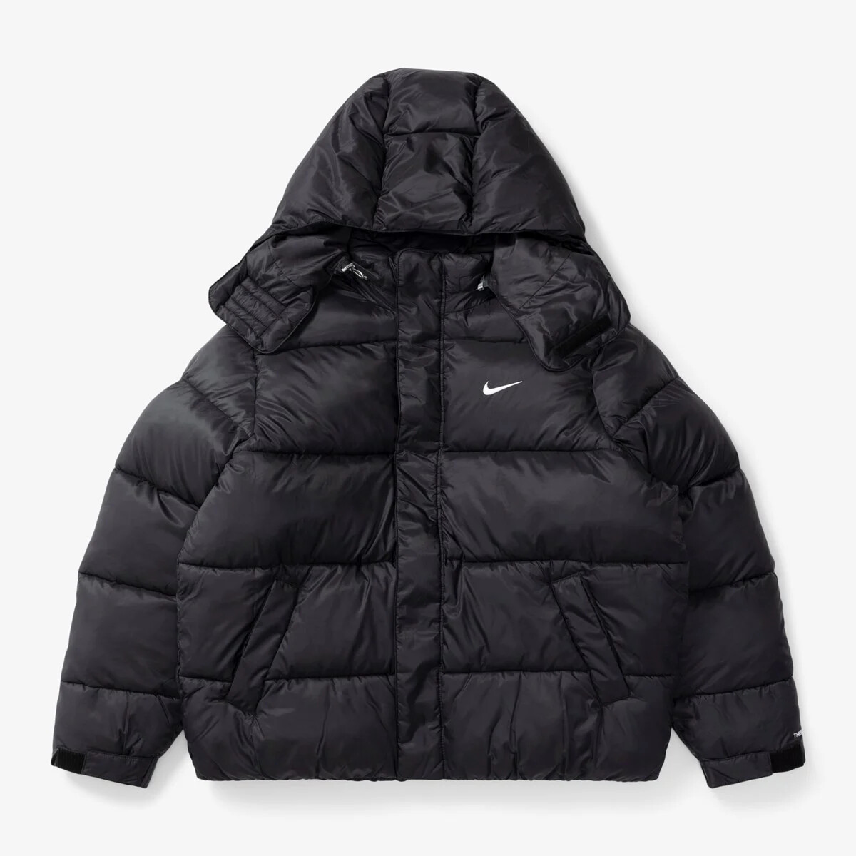 

Nike Life Therma-Fit Insulated Puffer Jacket Black White DQ4920-010 Mens S-XXL, Черный