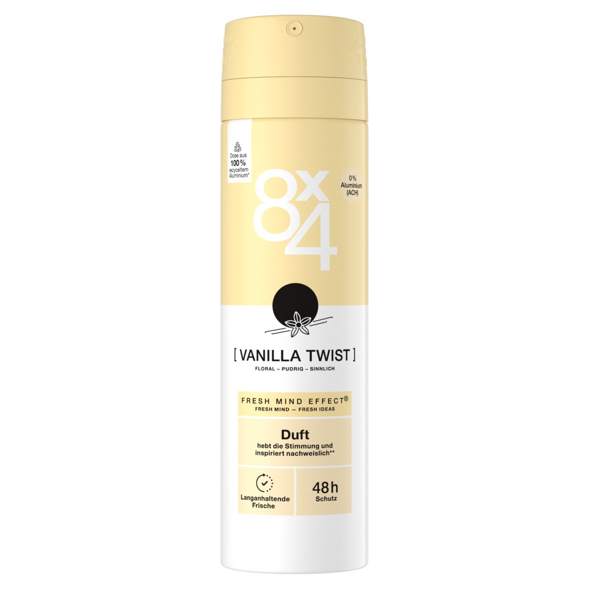 8x4 Deo Spray Vanilla Twist 6 x 150ml - Bild 2 von 3