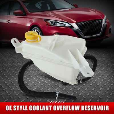 ДЛЯ 19-21 NISSAN ALTIMA OE STYLE БАЧОК ДЛЯ ПЕРЕЛИВА ОХЛАЖДАЮЩЕЙ ЖИДКОСТИ с КРЫШКОЙ и ШЛАНГОМ