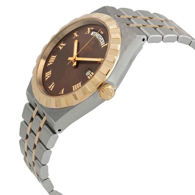 Pre-owned Tudor Royal Automatic Chocolate Brown Dial Two-tone Men's Watch M28603-0007