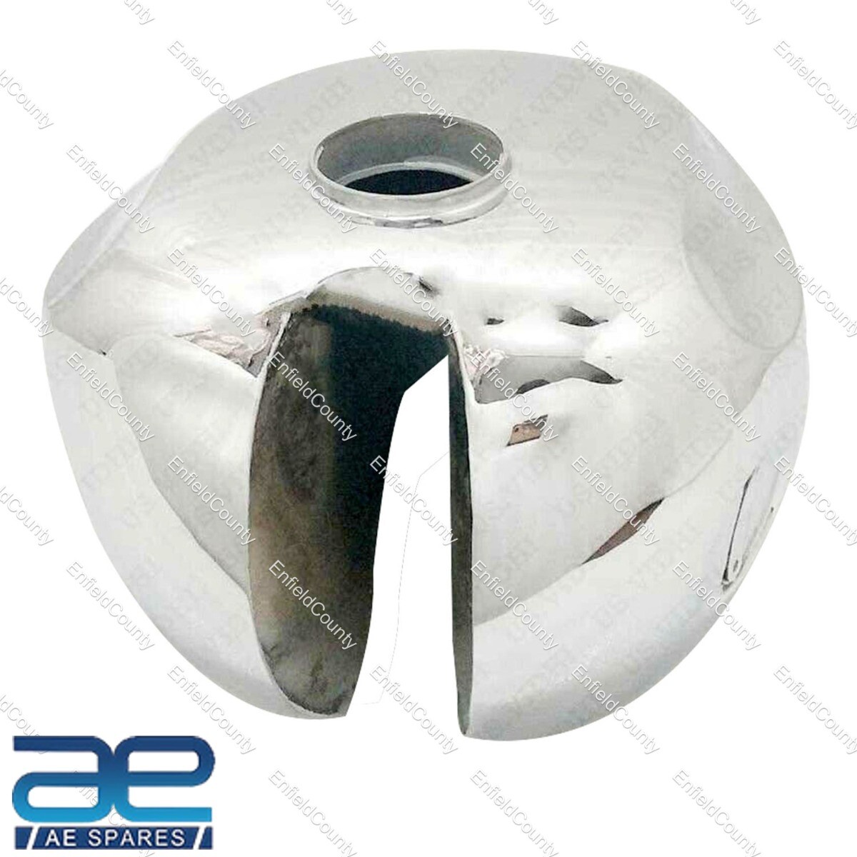 PETROL FUEL GAS TANK CHROME Plated FOR ARIEL RED HUNTER NH 350 1956