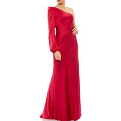 

Ieena for Mac Duggal Женское длинное вечернее платье на одно плечо BHFO 4792