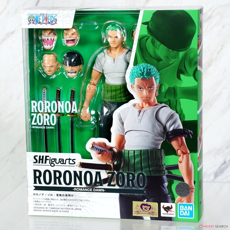 Bandai S.H.Figuarts Action Figure Roronoa Zoro -ROMANCE DAWN- (One