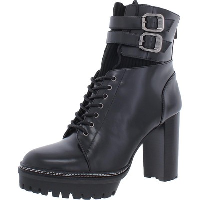 

Женские черные ботильоны Vince Camuto Everna 11 Medium (B,M) BHFO 3966, Black/soft box leather/soft knit, Everna