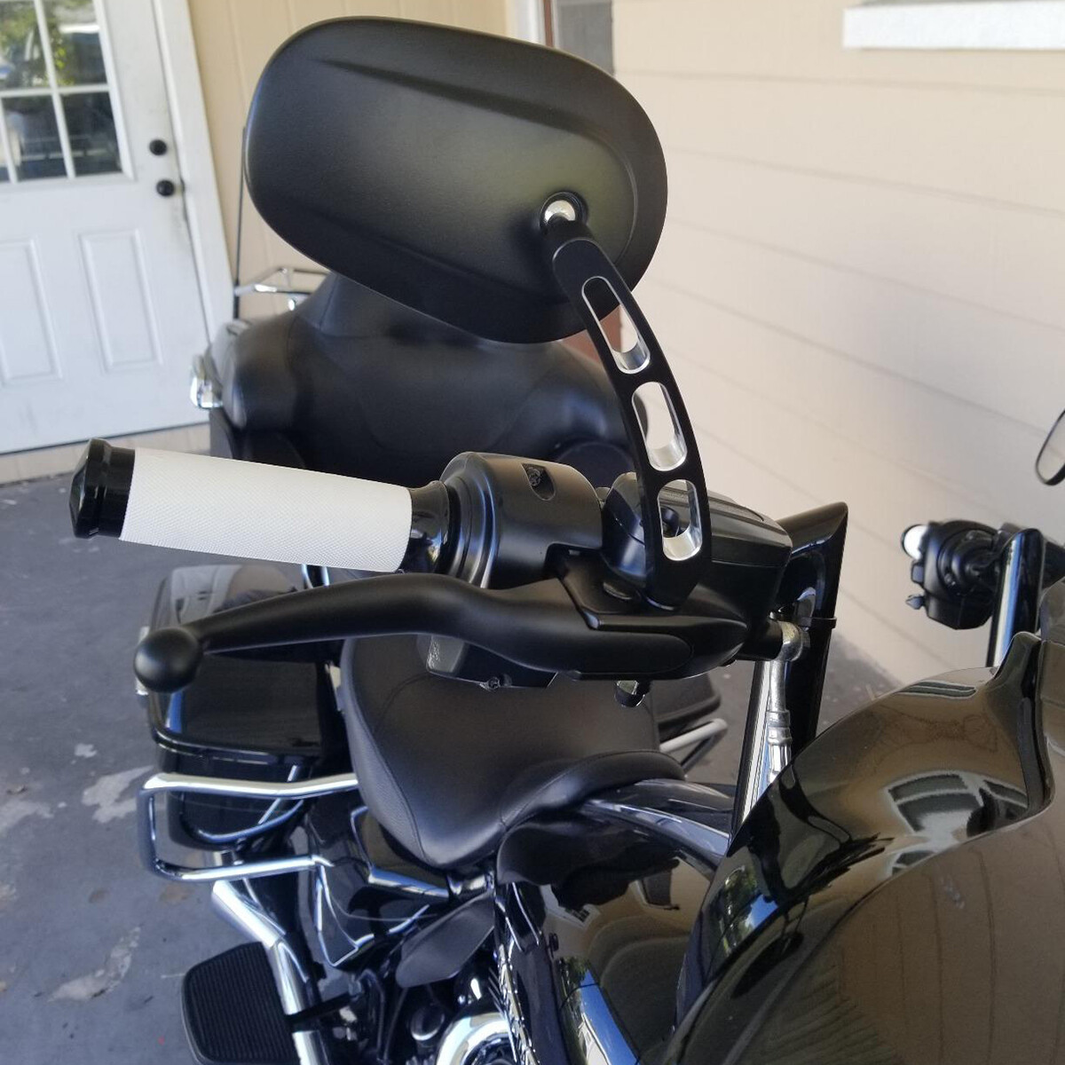 Harley Davidson 左ミラー スクエア ゴールドイーグル Harley
