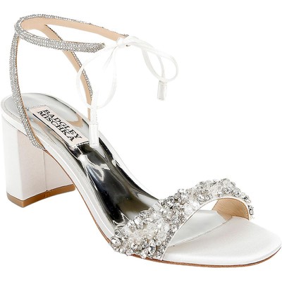 Женские белые балетки-слипоны на плоской подошве Badgley Mischka 8 Medium (B,M) BHFO 1526