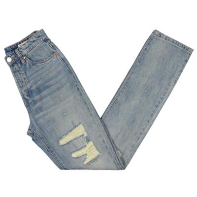 

[BLANKNYC] Женские прямые джинсы Cooper Destroyed Slim Denim BHFO 0311, Синий, Cooper