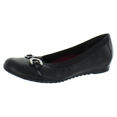 

Черные кожаные балетки Munro Ivy 9 Medium (B,M) BHFO 7867, Black metallic leather