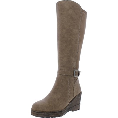 Volatile Womens Cabrillo Taupe Mid-Calf Boots Shoes 7.5 Medium (B,M) BHFO 4013