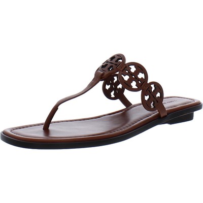 

Женские кожаные сандалии Tory Burch Tiny Miller с лазерной резкой и ремешками BHFO 6678, Tiny Miller