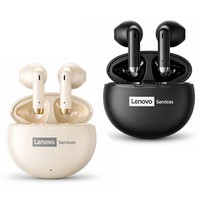 Original Lenovo LES-102 Bluetooth Ohrhörer Headset Mikrofon Touch Schwarz /Beige