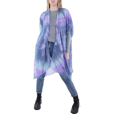

Коллекция Lulla by Bindya Женское пурпурное прозрачное накидное платье Ty-Dye  BHFO 0898, Multi
