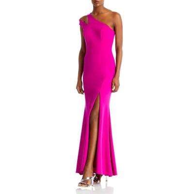 Xscape Womens Crepe Cut Out Special Occasion Evening Dress Gown BHFO 9931