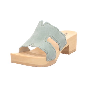 SOFTCLOX SOFTCLOX PANTOLETTEN DAMEN GRÜN NEU & OVP 808693