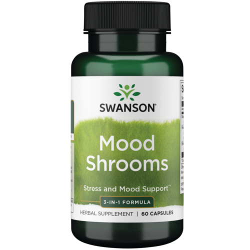 Swanson Mood Shrooms - капсулы Formula 60 3-в-1