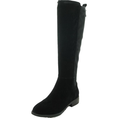 

Женские черные высокие сапоги до колена Marc Fisher QM Shiane 6, средние (B,M) BHFO 3701, Black suede, QM Shiane