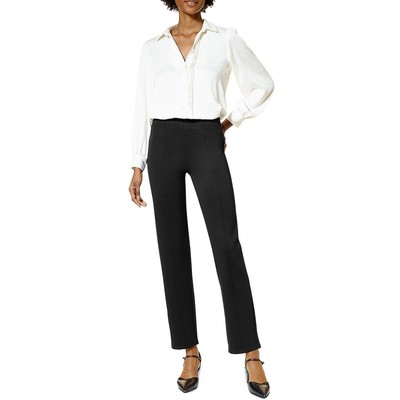Hue Womens Ponte Pull on Straight Leg Leggings BHFO 3432