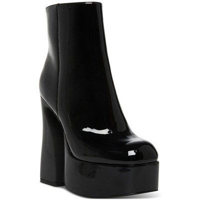 Женские ботинки Madden Girl Kourtt черного цвета до середины икры Shoes 10 Medium (B,M) BHFO 3675
