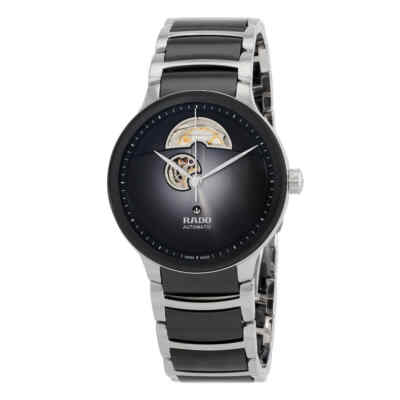 Двухцветные часы унисекс Rado Centrix с автоматическим открытым сердцем R30012152