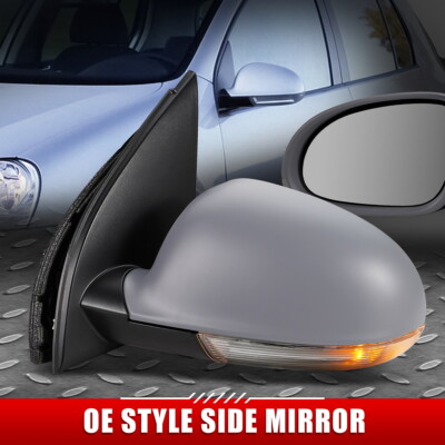 ДЛЯ 06-09 VW GTI RABBIT OE STYLE С ПИТАНИЕМ + ОБОГРЕВОМ + ЛЕВОЕ БОКОВОЕ ЗЕРКАЛО С СИГНАЛОМ ПОВОРОТА