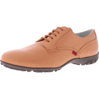 Женские розовые кожаные туфли для гольфа Marc Joseph Pacific Golf 5 Medium (B,M) BHFO 0727