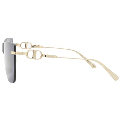 Pre-owned Dior Blue Shield Ladies Sunglasses Cd Chain M3u B0b0 Cd40162u 10v 00
