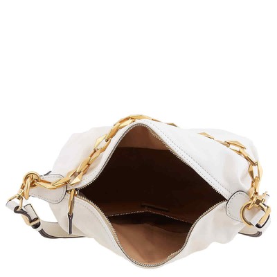Pre-owned Jimmy Choo Latte / Gold Ladies Small Diamond Soft Hobo Bag Diamond Soft Hobo/s In Latte/gold