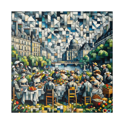 ''The Feast'' by Templar - Cubist style