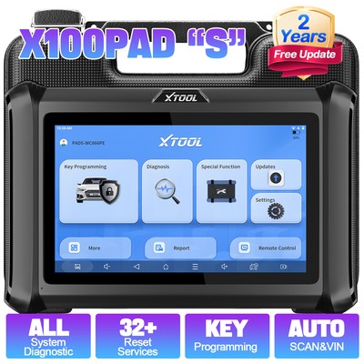 XTOOL X100PAD S All System OBD2 Diagnostics Scanner K*ey Programming Tool EEPROM
