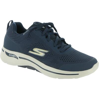 

Мужские прогулочные туфли Skechers Go Walk Arch Fit Idyllic Navy 9 Medium (D) BHFO 0443, Navy/gold