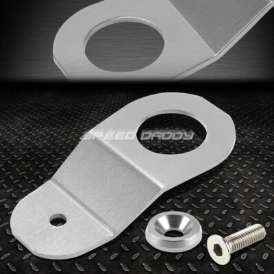 ДЛЯ EK DC S2K СЕРЕБРИСТАЯ ЗАГОТОВКА С ЧПУ ИЗ АЛЮМИНИЕВОГО РАДИАТОРА + КОМПЛЕКТ ШАЙБ