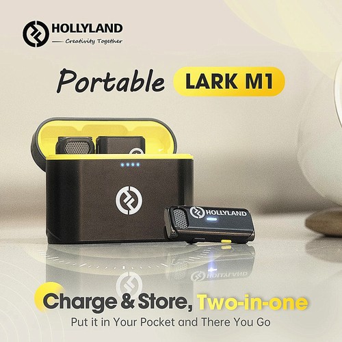 HOLLYLAND LARK M1 Duo 2.4G Wireless Lavalier Microphone